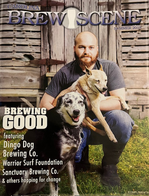 Dingo Dog Brewing Company magazine cover
